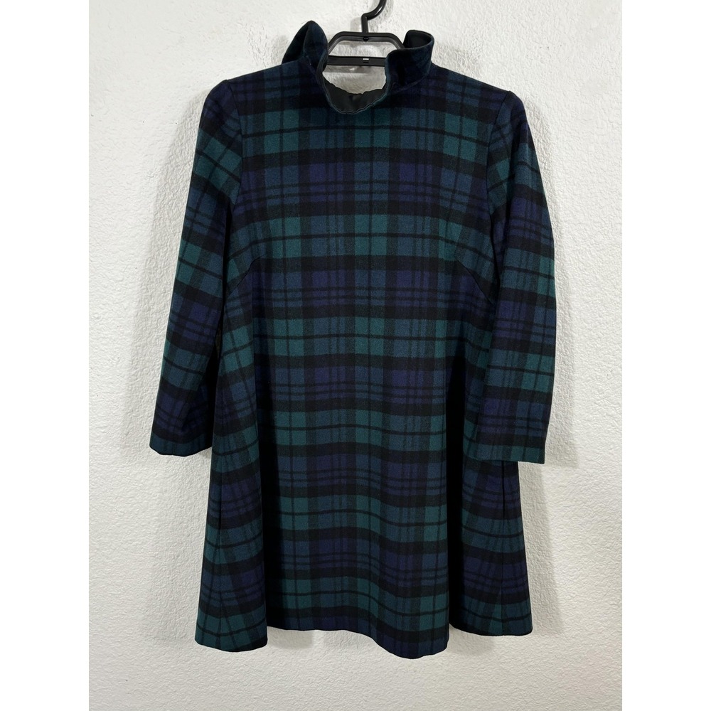 Tuckernuck Plaid Mini Dress - Green and Blue